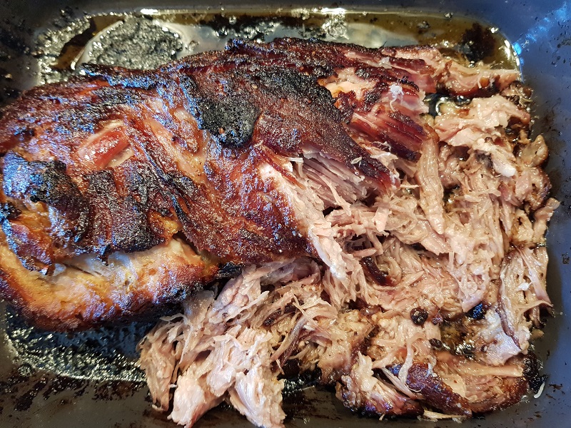 Pulled pork sous vide