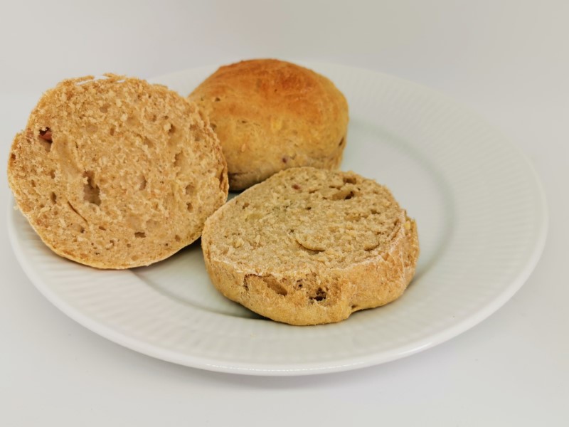 Æbleboller med banan