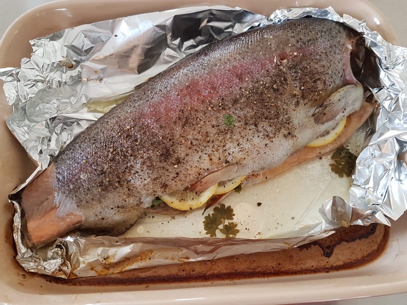 Ørred i ovn