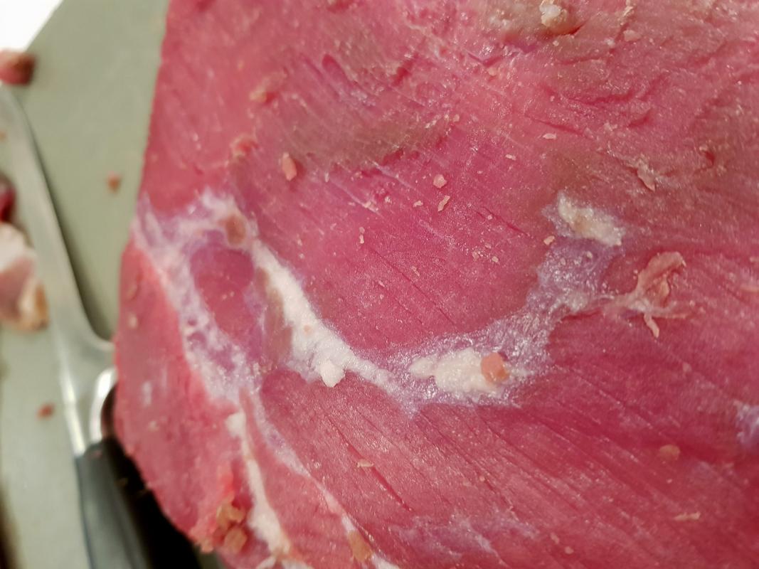 Dryaged oksespidsbryst