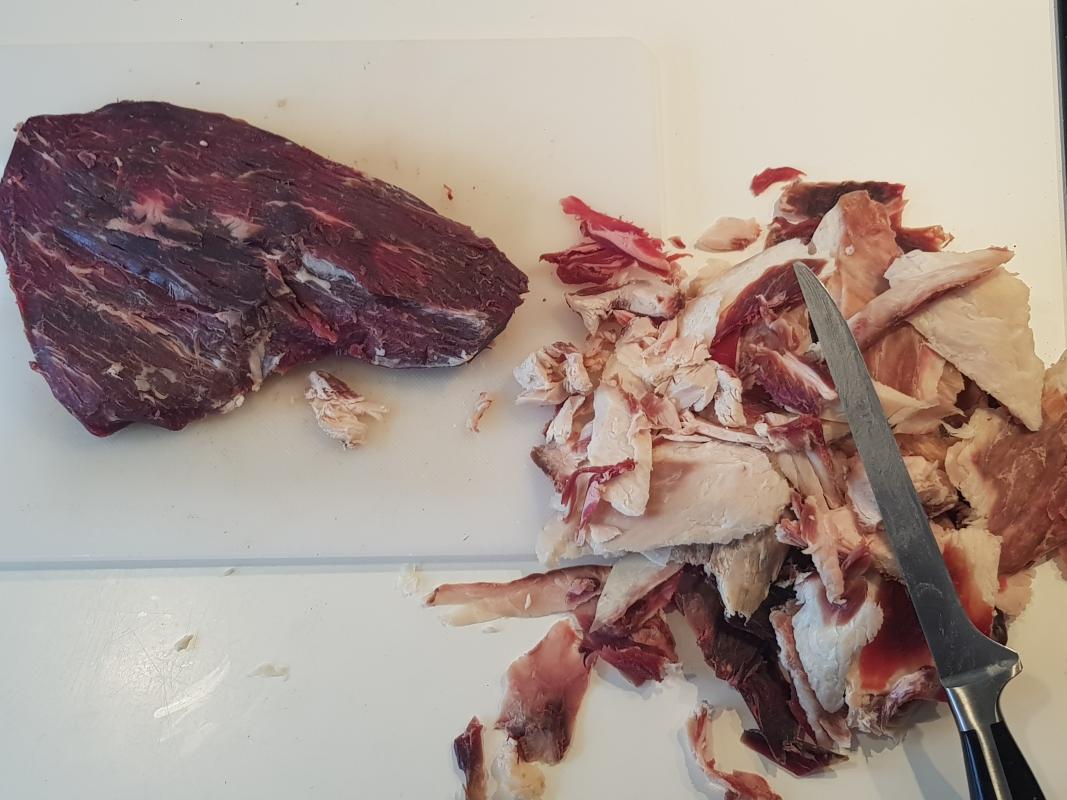 Dryaged oksecuvette