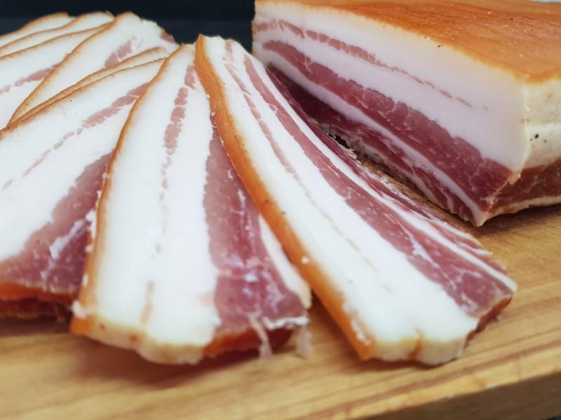Tørsaltet bacon