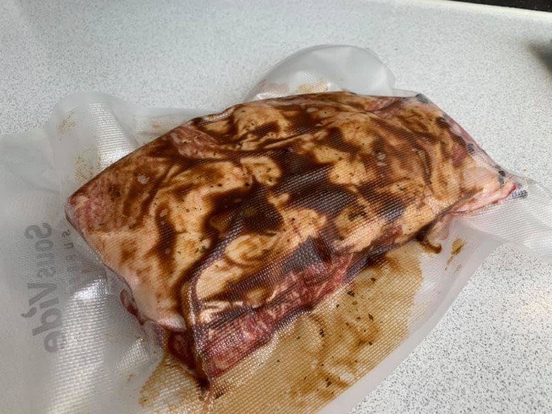Bao med oksetværreb sous vide