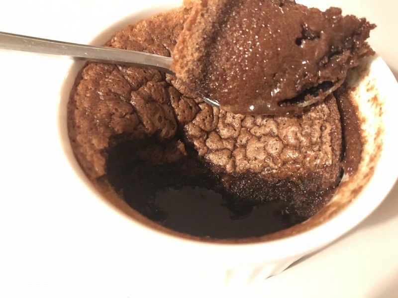 Blødende chokoladekage