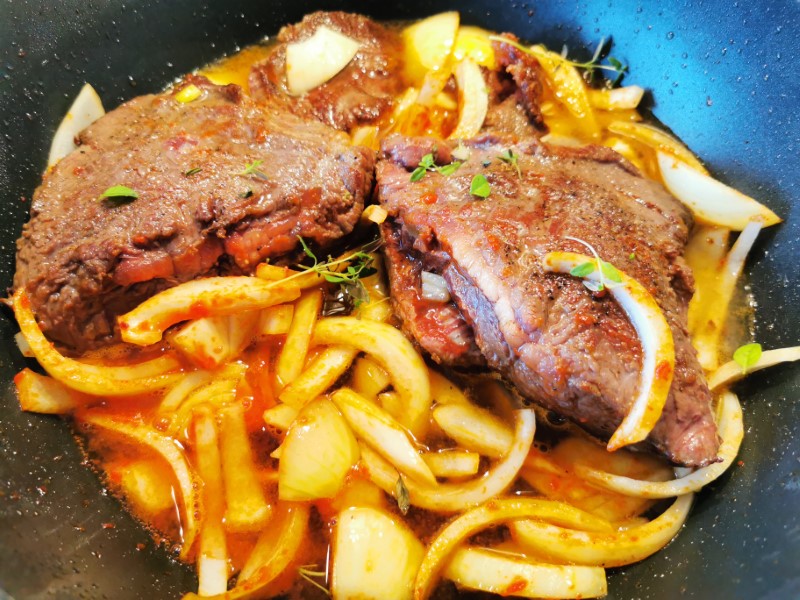 Braiserede kalvekæber