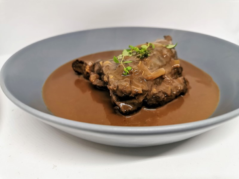 Braiserede kalvekæber