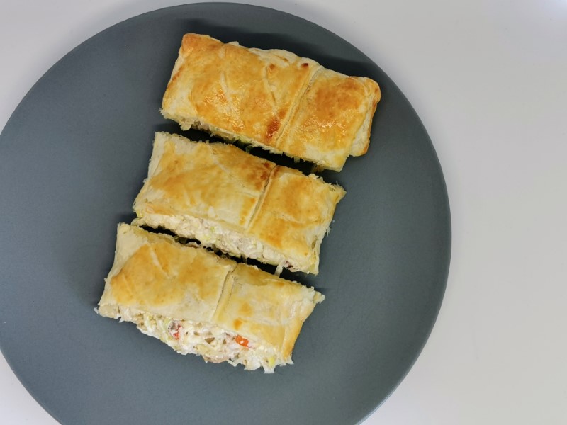 Butterdejsstang med kylling