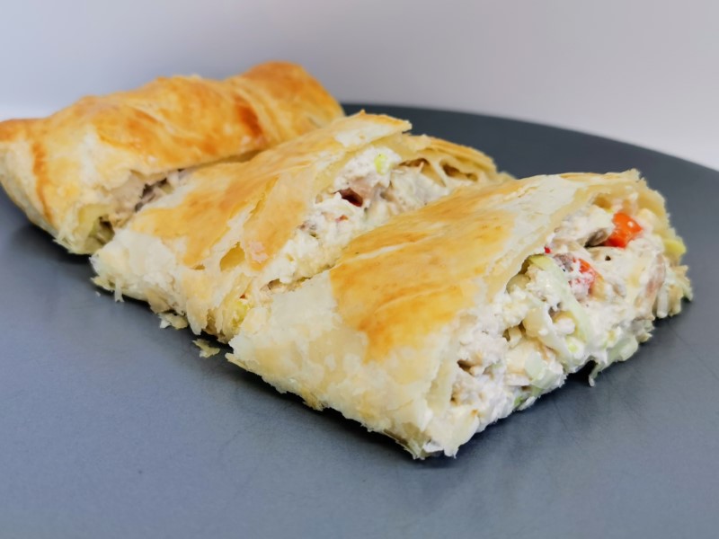 Butterdejsstang med kylling