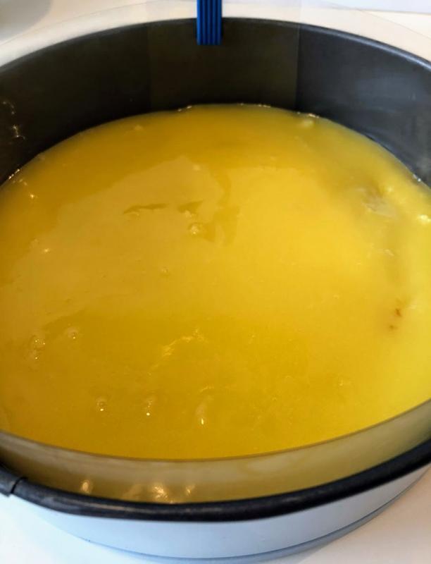 Citronlagkage med hvid chokolade