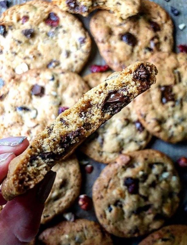 Cookies med tranebær