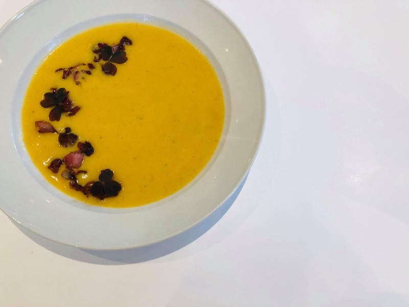 Cremet gulerodssuppe