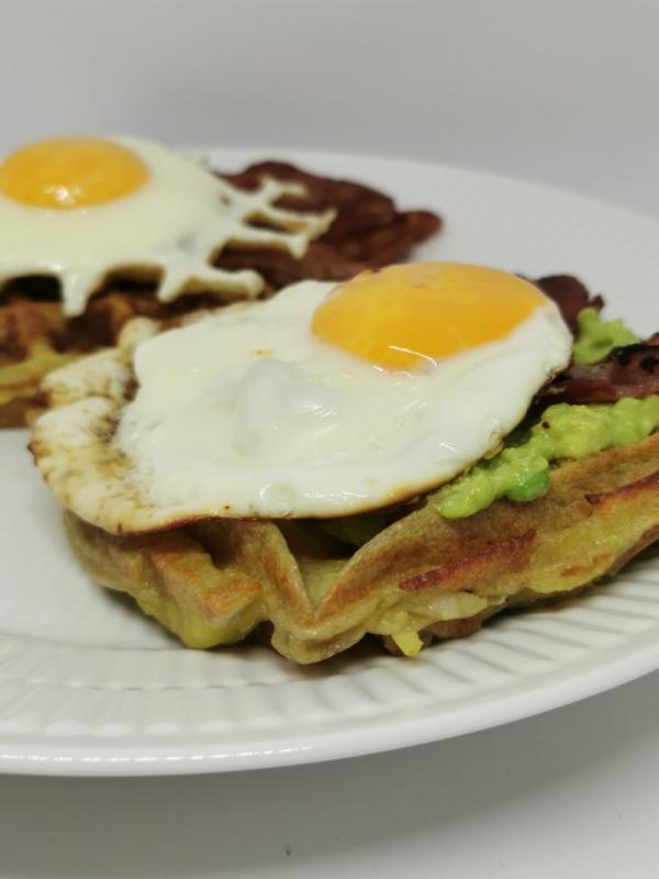 English breakfast vafler