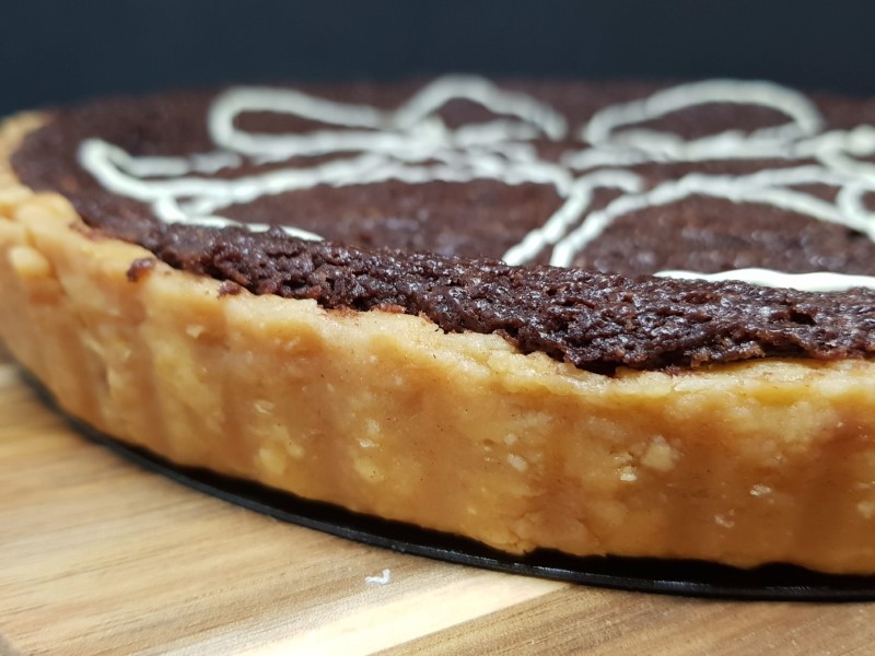 Fransk chokoladetærte