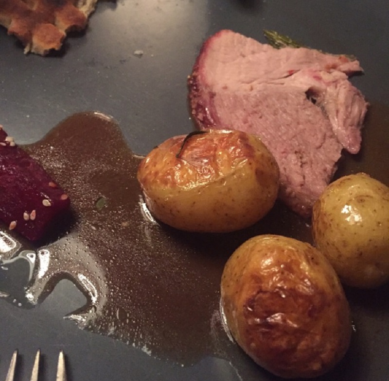 Glace af rødvin