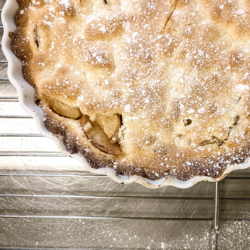 Glutenfri æbletærte