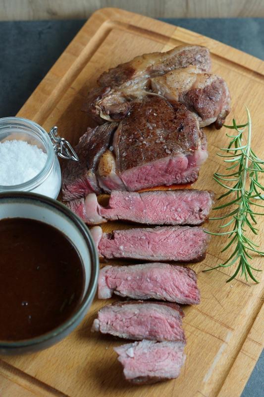 Højrebsbøf sous vide