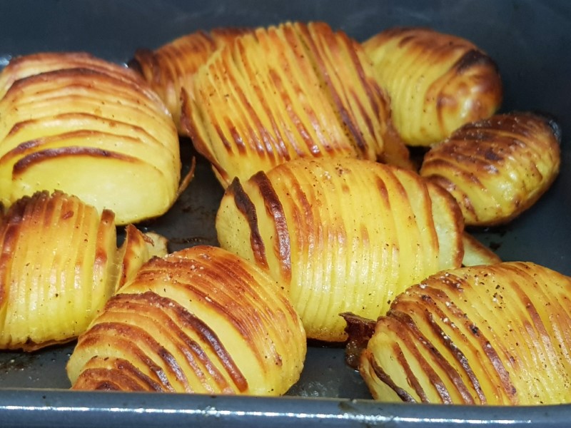 Hasselback kartofler