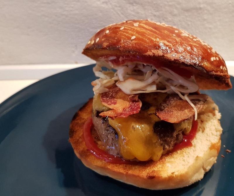Hjemmelavet burger