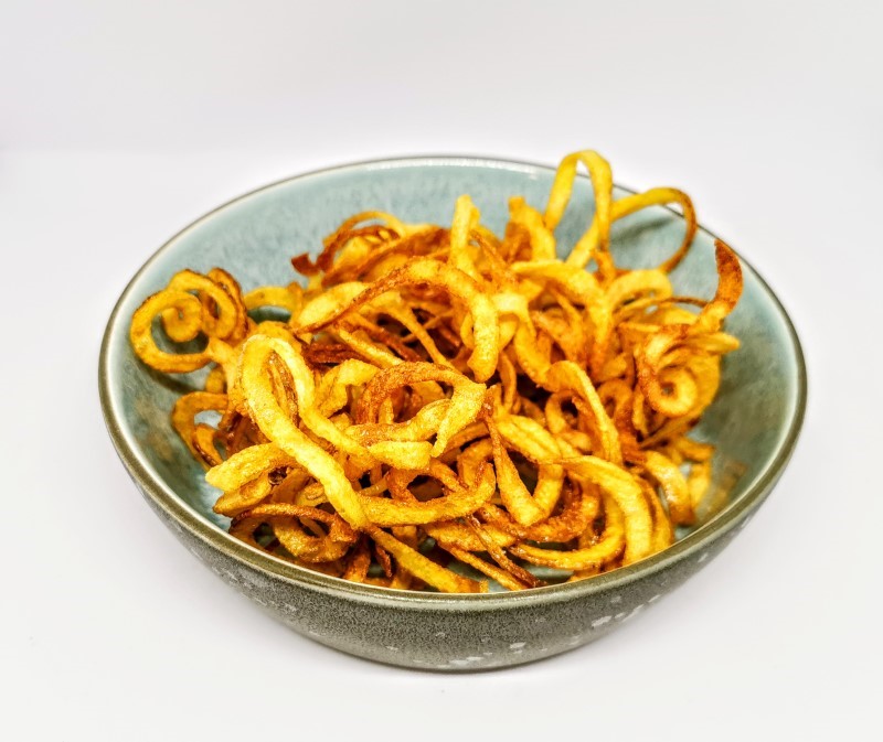 Hjemmelavet curly fries