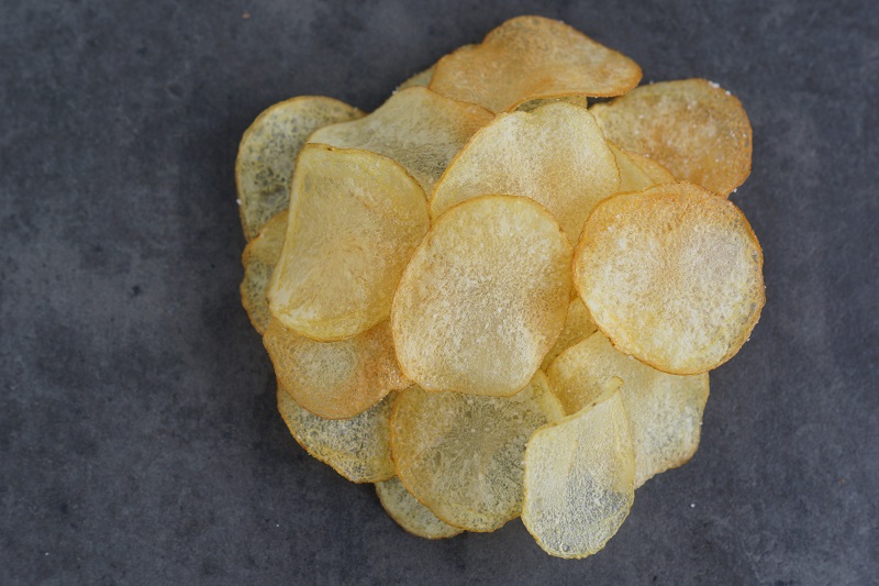 Hjemmelavede kartoffelchips