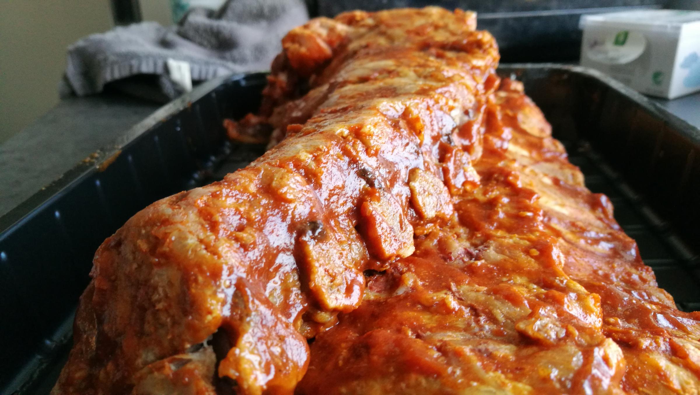 marinerede spareribs