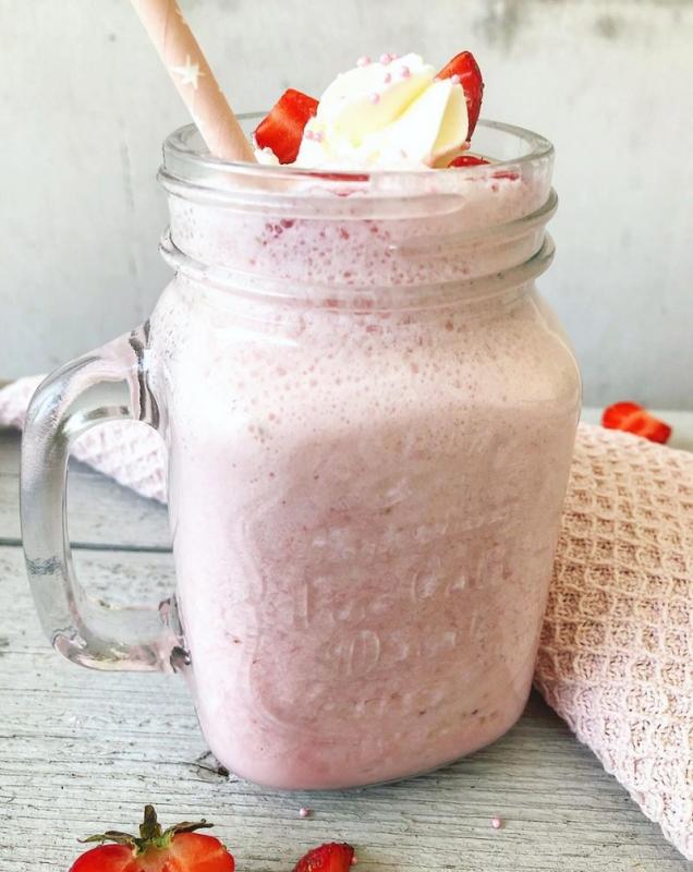 Jordbærmilkshake
