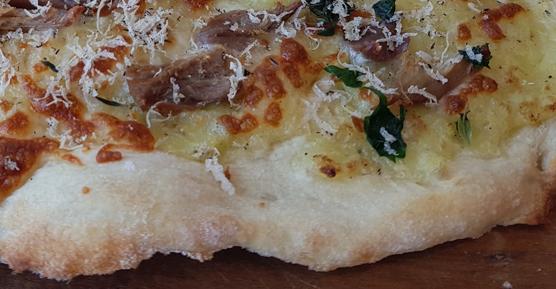 Langtidshævet pizzadej