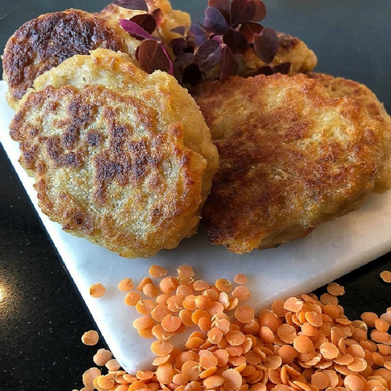 Linsefrikadeller