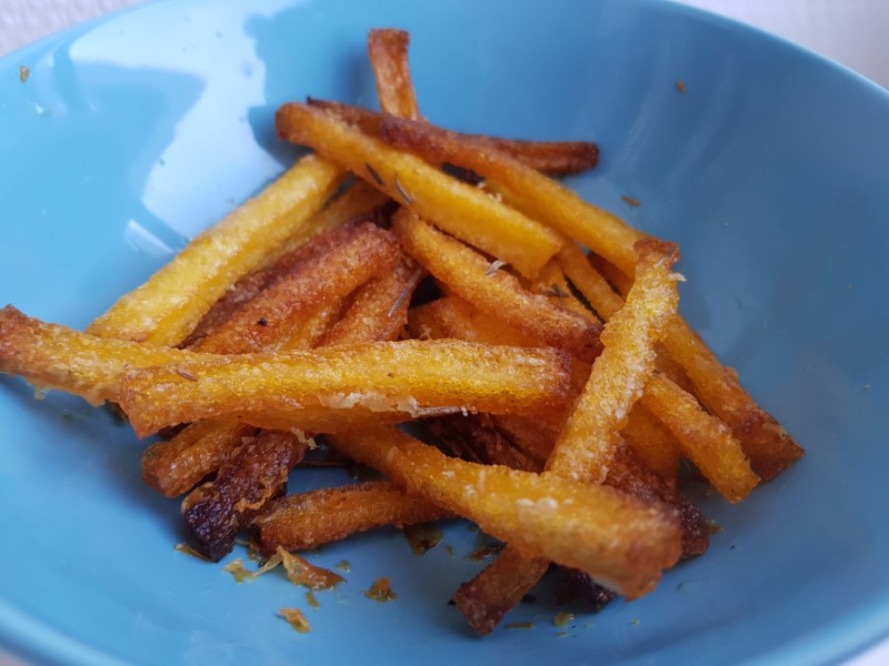 Polenta fritter med parmesan