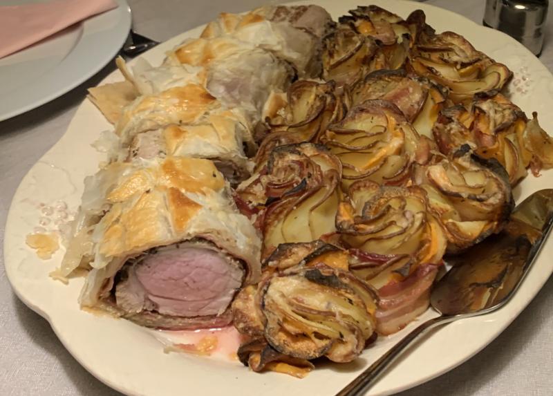 Pork Wellington sous vide