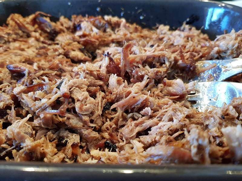 Pulled pork sous vide