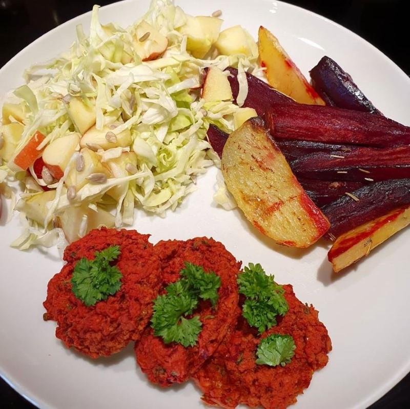 rødbedefrikadeller
