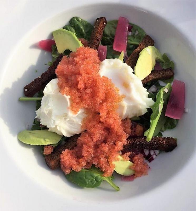 Salat med stenbiderrogn