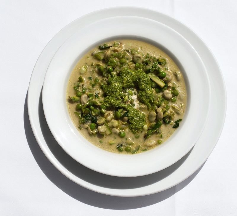 Sommer minestronesuppe