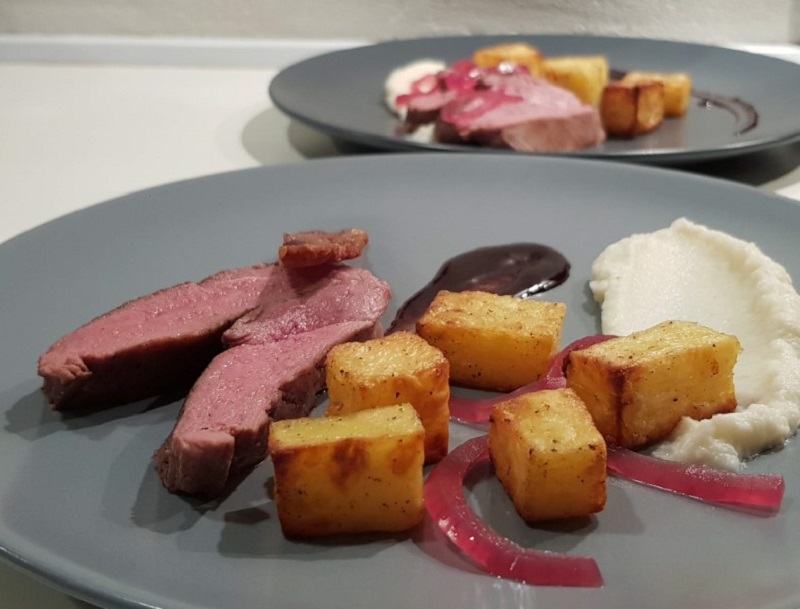 Sous vide berbari andebryst