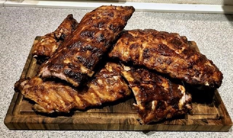 Sous vide spareribs