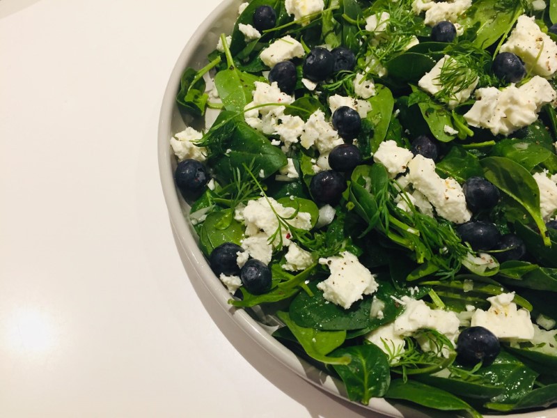 Spinach salad
