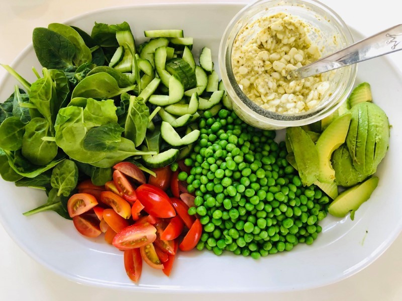 Spinatpandekager med fyld