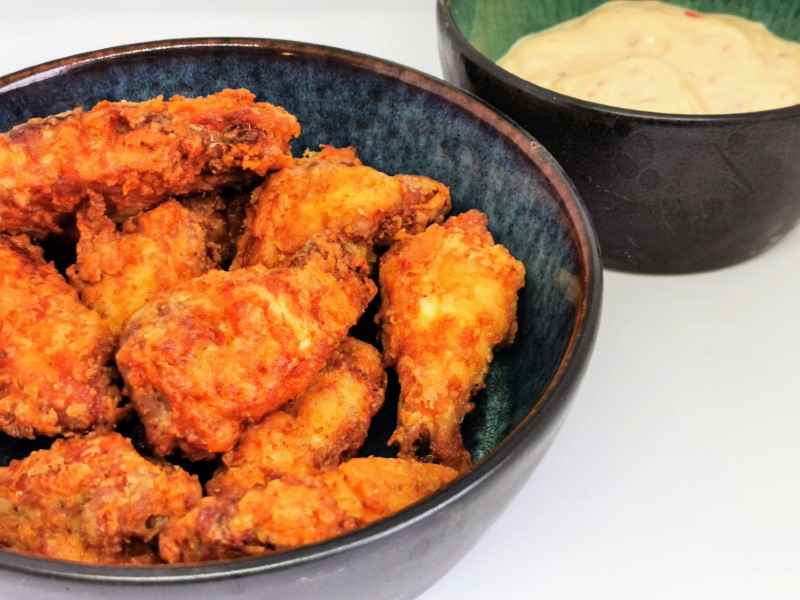 Sprøde kyllingevinger