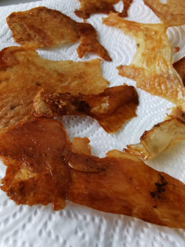 Sprødt kyllingeskind