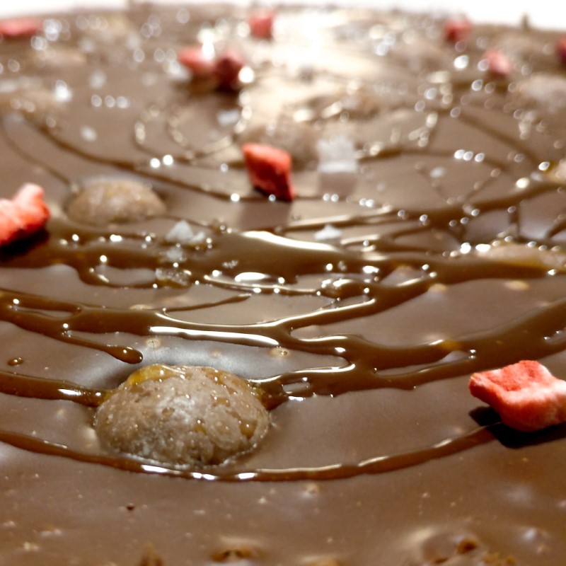 Tærte med chokoladeganache