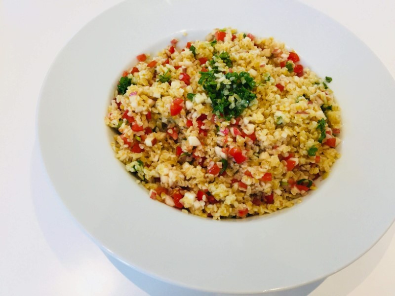 Tabouleh af grov bulgur