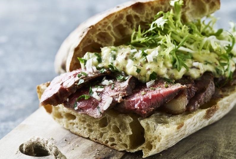 Verdens bedste steak-sandwich