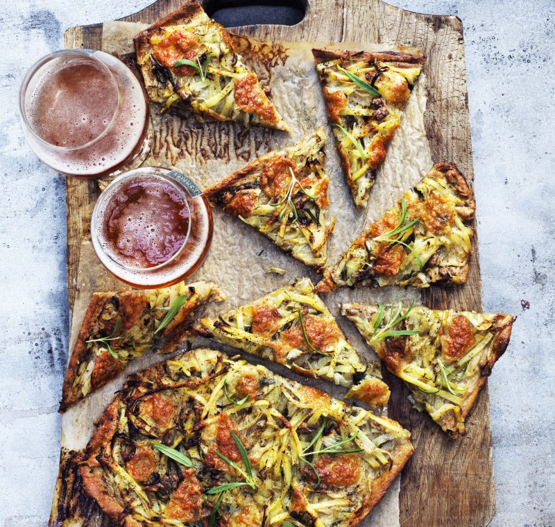Hvid pizza