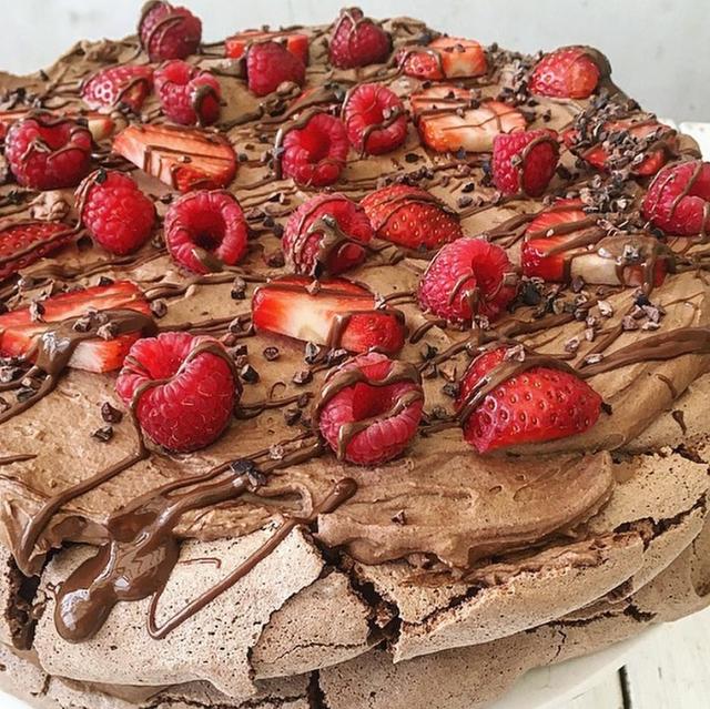 Chokolade pavlova