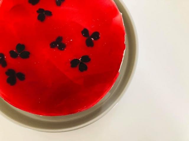 Cheesecake med hindbÃ¦r og rabarber