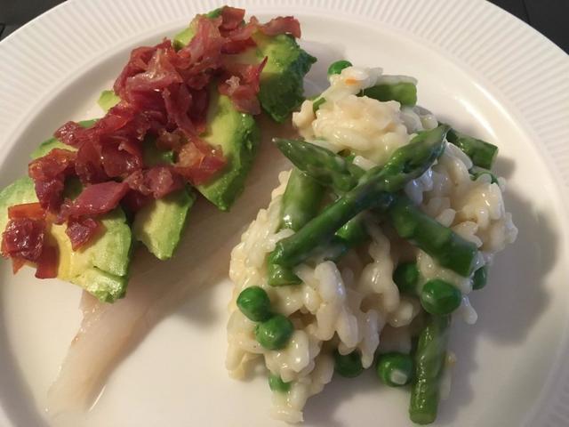 Sous Vide Torsk med cremet grÃ¸ntsagsrisotto