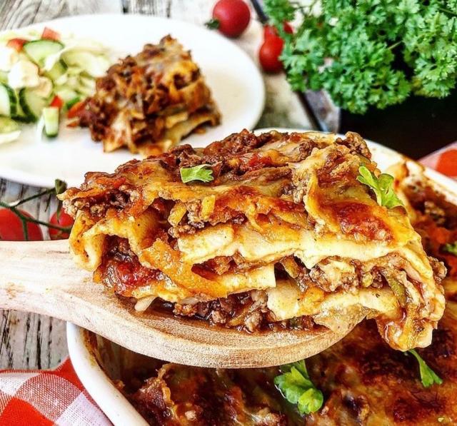 Lasagne med grÃ¸ntsager