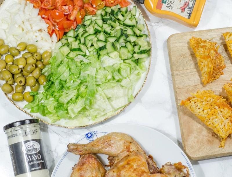 LCHF tacos med tilbehør 