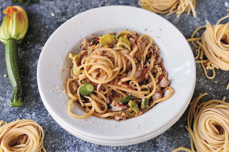 Fettucine med tun